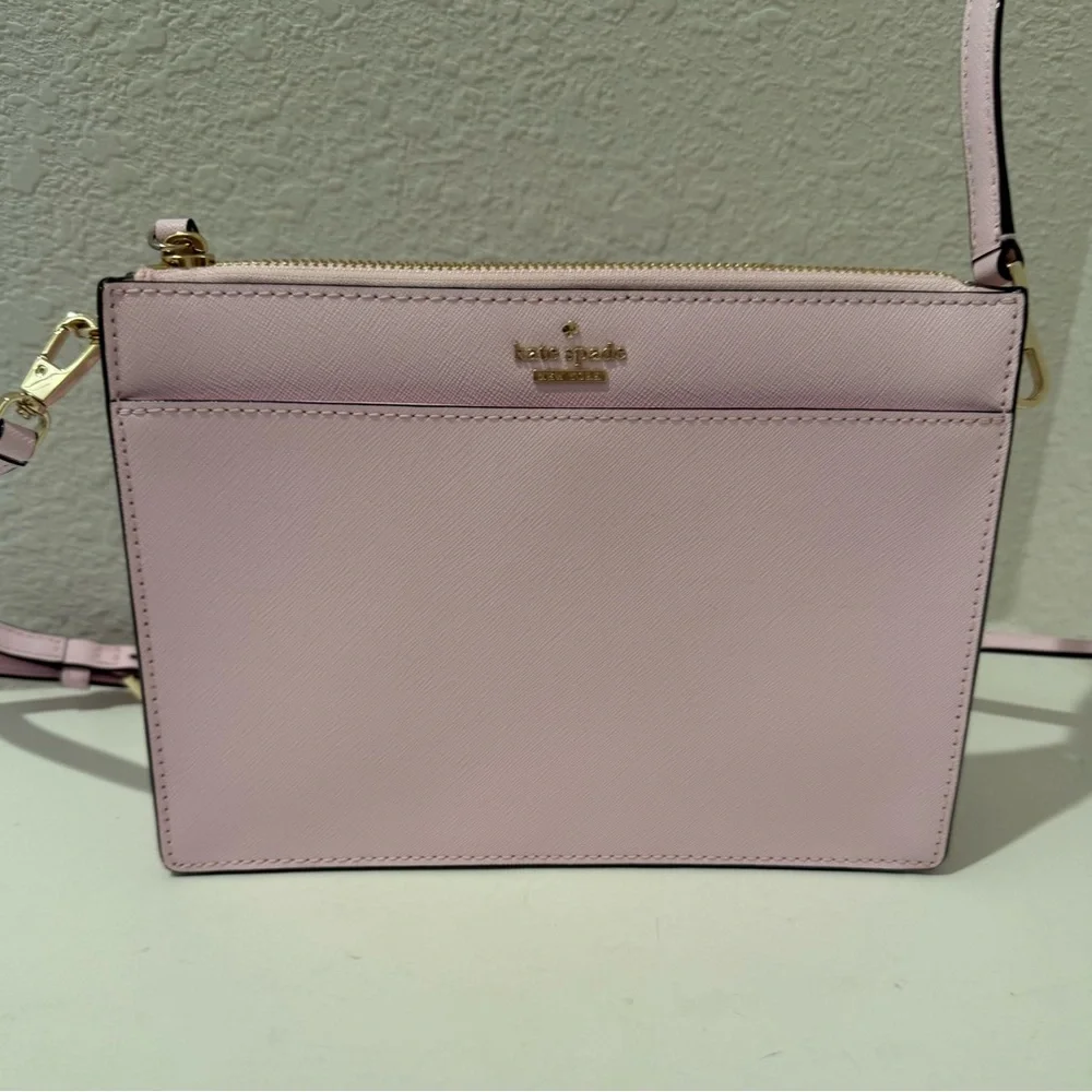 KATE SPADE Cameron Street Clarise Pink Lemonade Crossbody Small Leather Bag